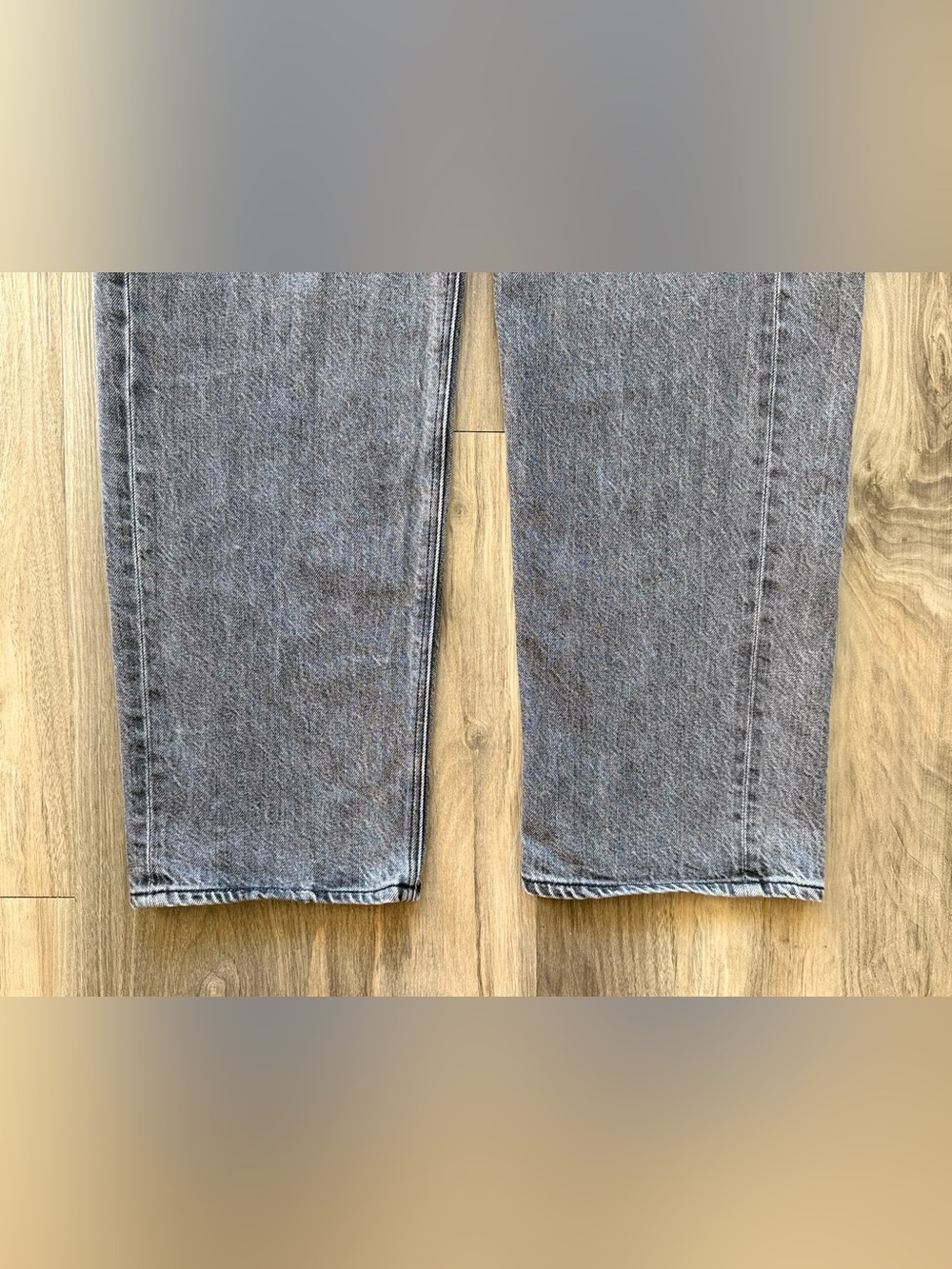 American Eagle Light Black High Rise Straight Leg Jeans Size 2 Regular - Picture 6 of 6